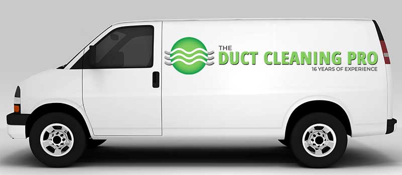 The Duct Cleaning Pro van